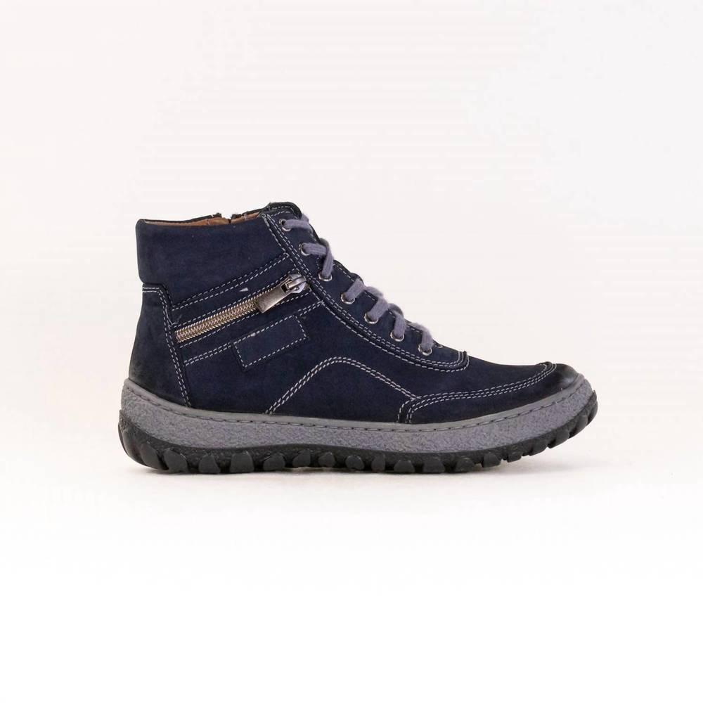 NEW V-ITALIA women's 641 kiki boot in blue nubuck